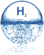 Biowater water treatment with hydrogen, oxygen or air injection